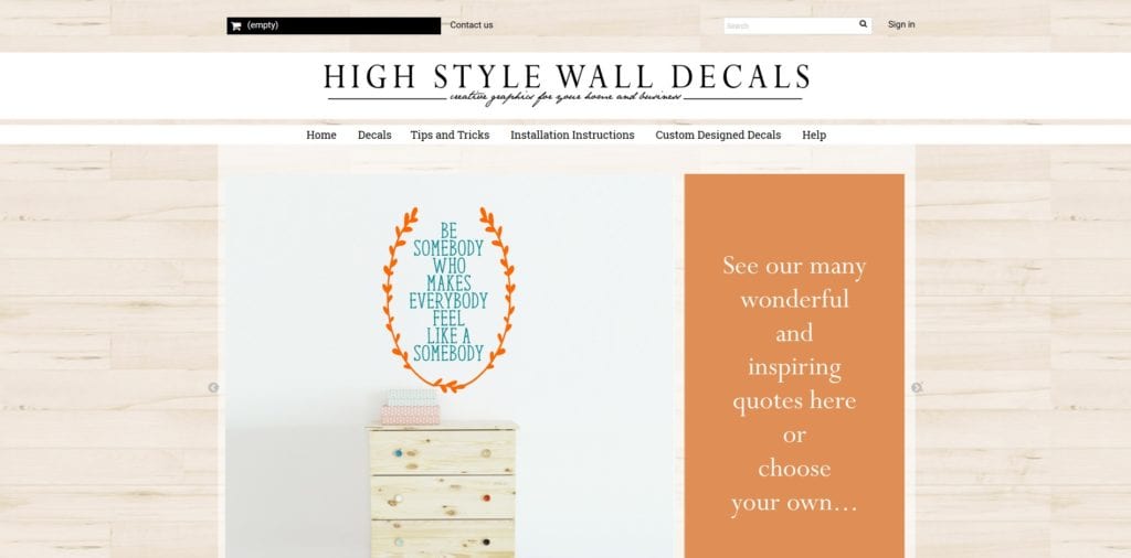 High Style Wall Decals